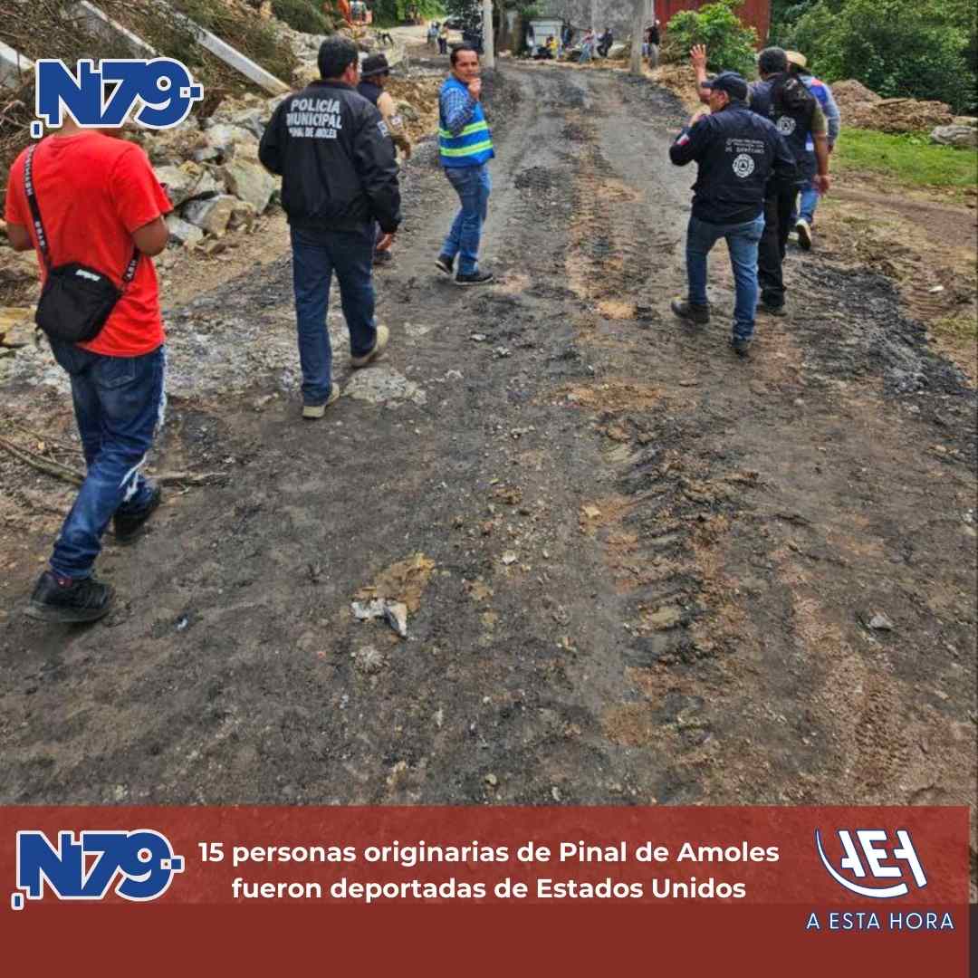 15 personas originarias de Pinal de Amoles fueron deportadas de Estados Unidos