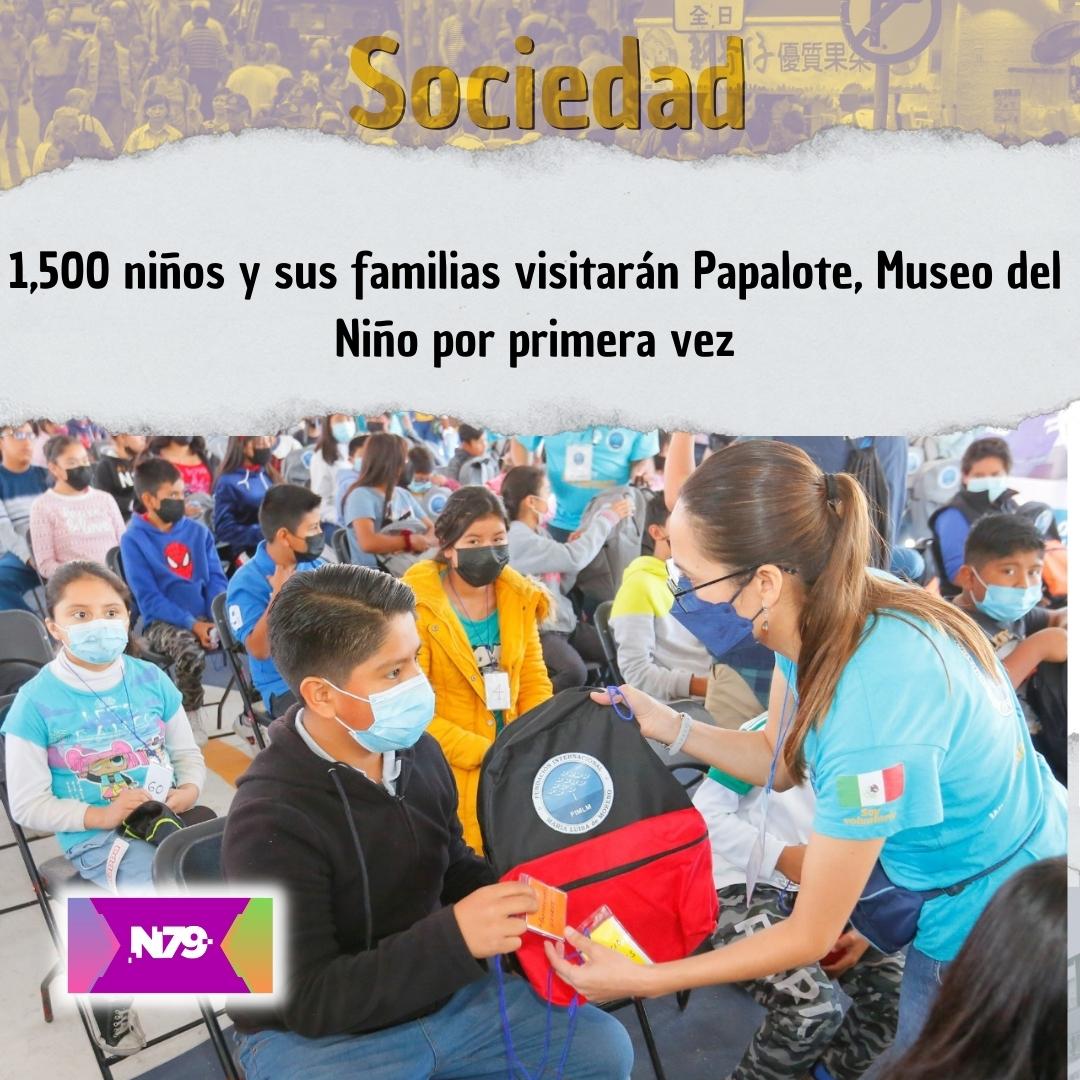 1,500 niños y sus familias visitarán Papalote, Museo del Niño por primera vez