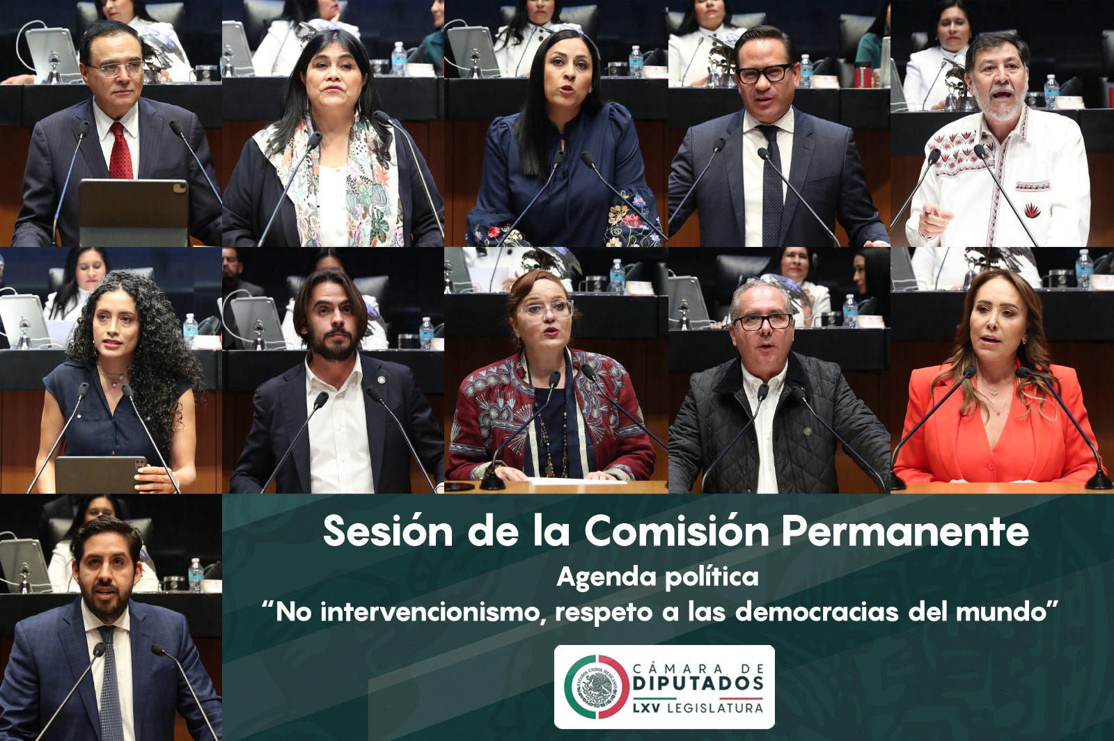 Piden diputados “No intervencionismo, respeto a las democracias del mundo”