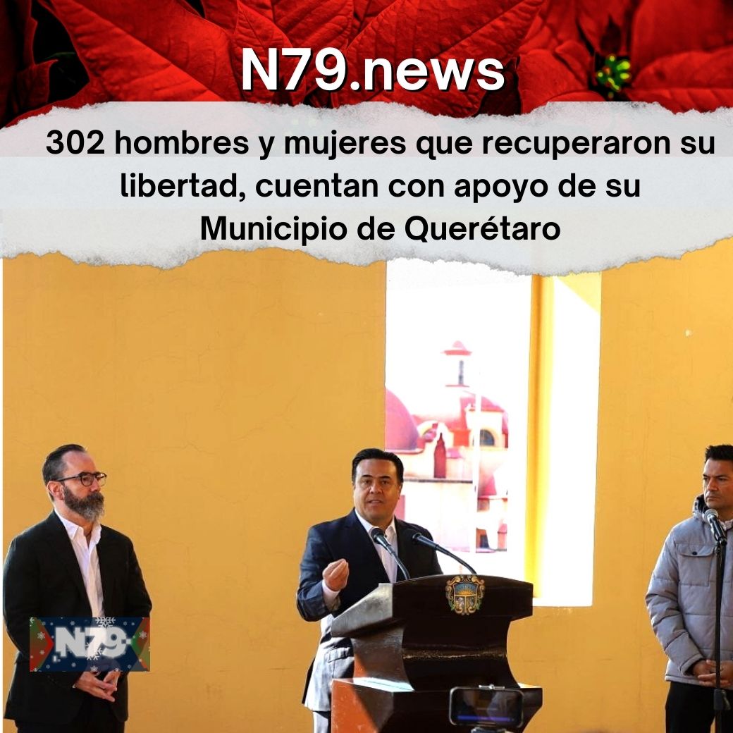 302 hombres y mujeres que recuperaron su libertad, cuentan con apoyo de su Municipio de Querétaro