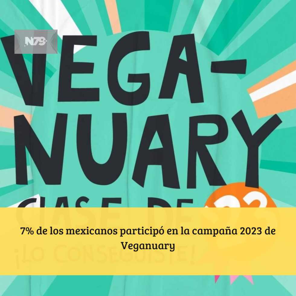 7% de los mexicanos participó en la campaña 2023 de Veganuary