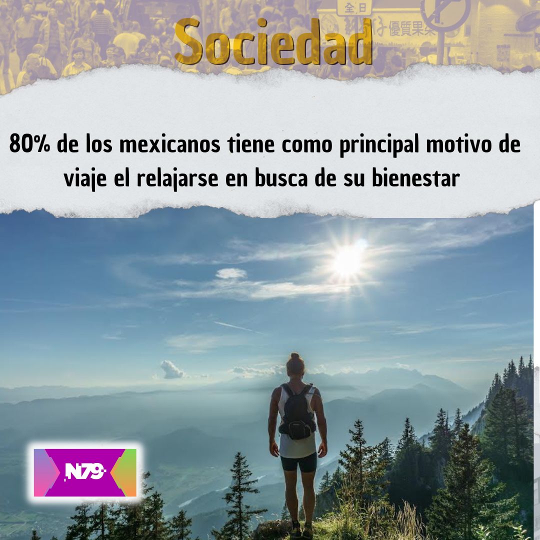 80% de los mexicanos tiene como principal motivo de viaje el relajarse en busca de su bienestar