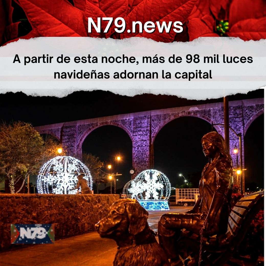 A partir de esta noche, más de 98 mil luces navideñas adornan la capital