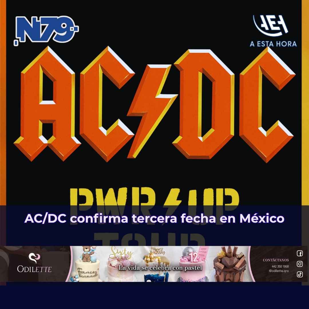 ACDC confirma tercera fecha en México