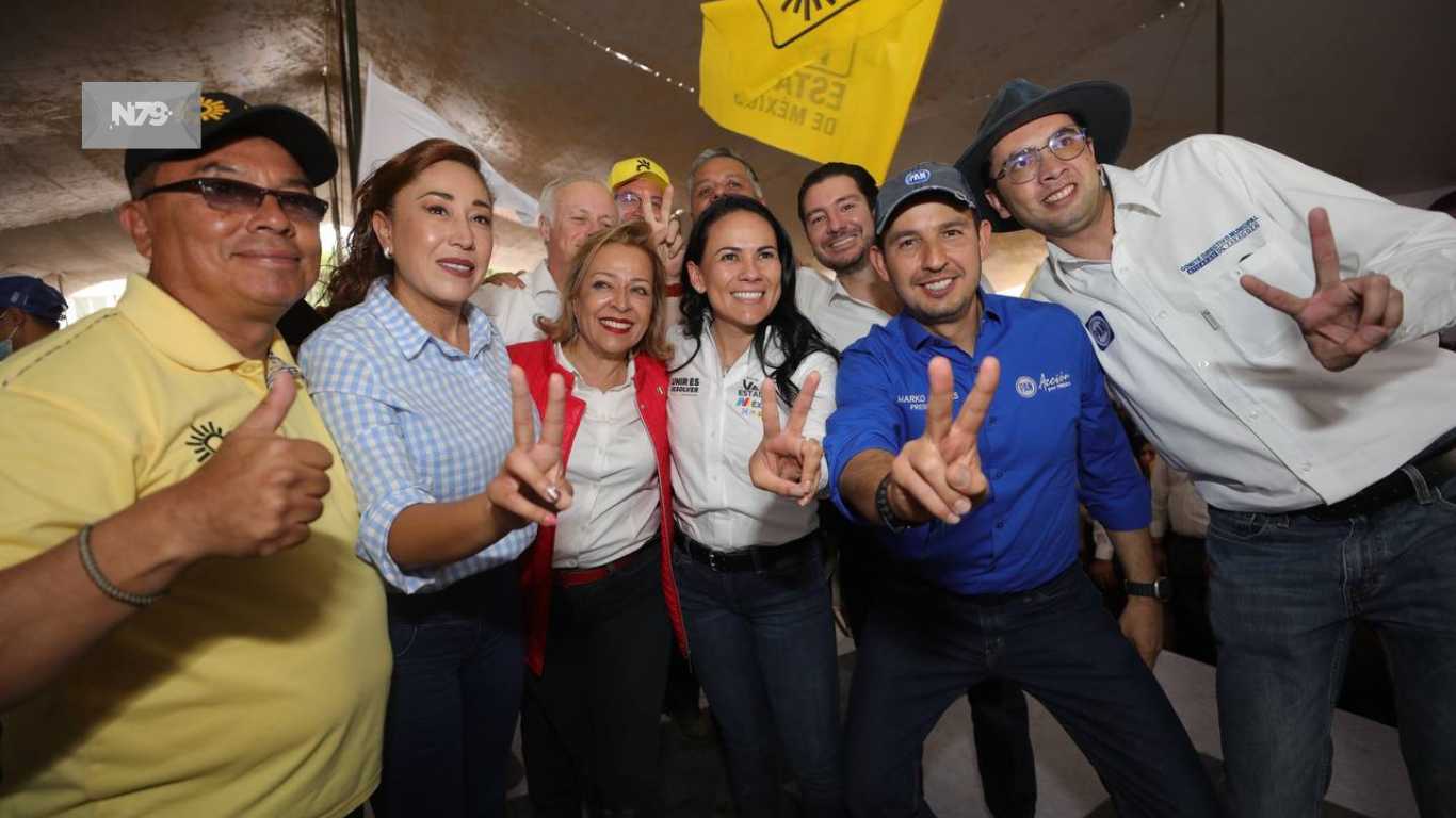 Acompaña PAN a Alejandra del Moral en el arranque de campaña por la gubernatura del Estado de México