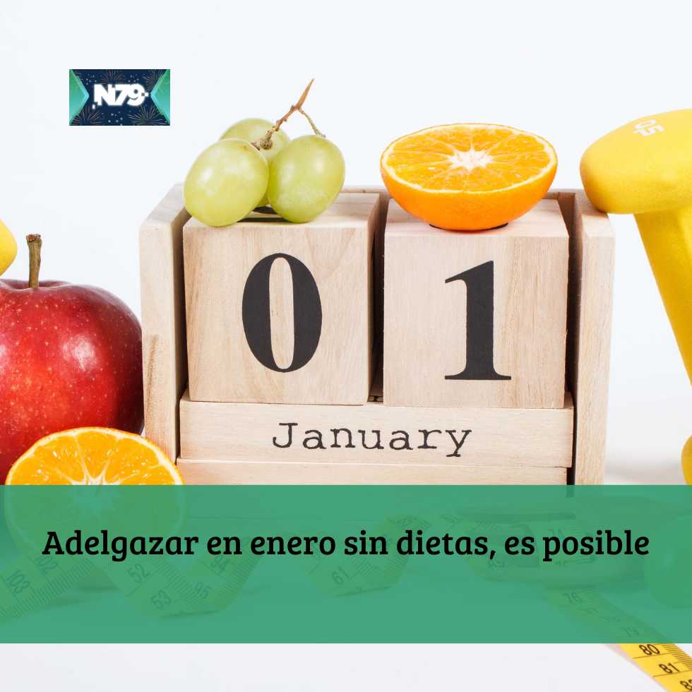 Adelgazar en enero sin dietas, es posible