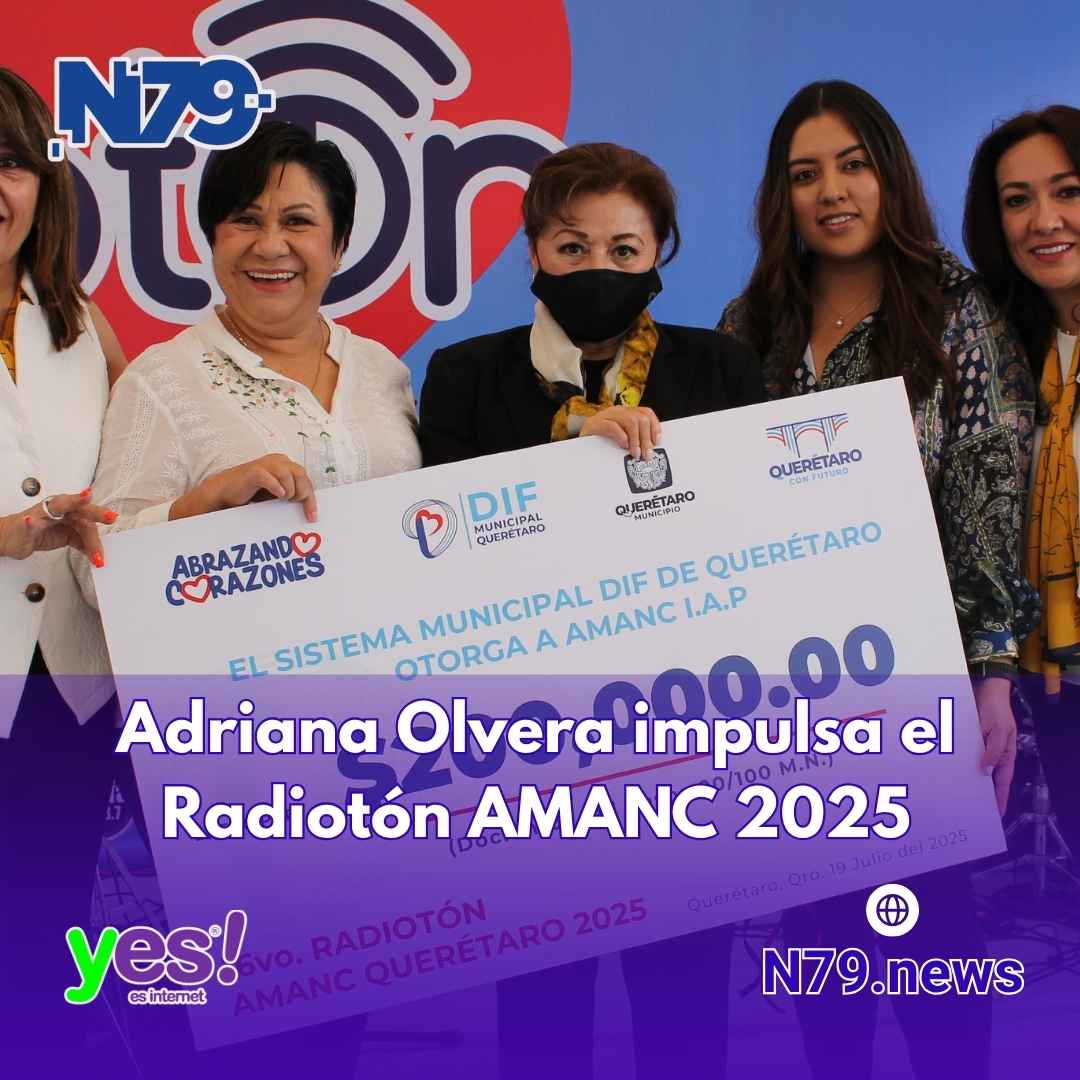 Adriana Olvera impulsa el Radiotón AMANC 2025
