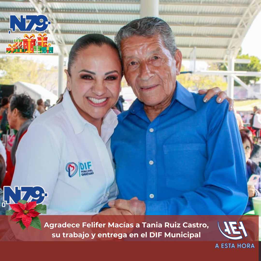 Agradece Felifer Macías a Tania Ruiz Castro, su trabajo y entre