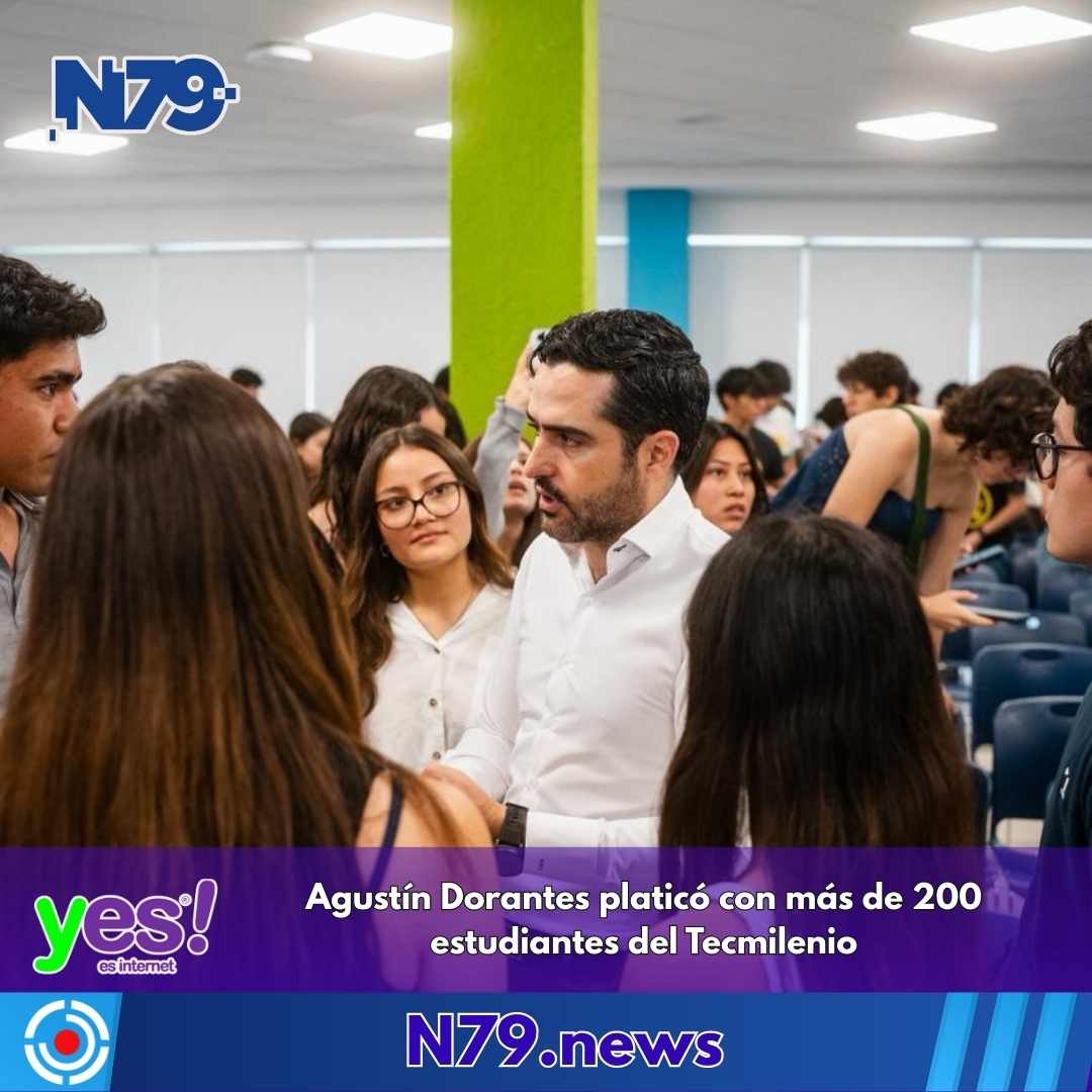 Agustín Dorantes platicó con más de 200 estudiantes del Tecmilenio
