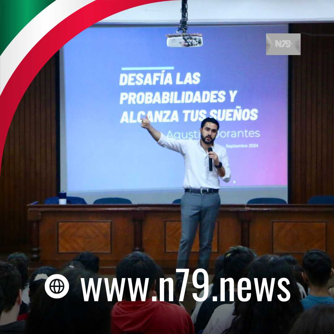 Agustín Dorantes sostuvo un diálogo con estudiantes de la Preparatoria Sur