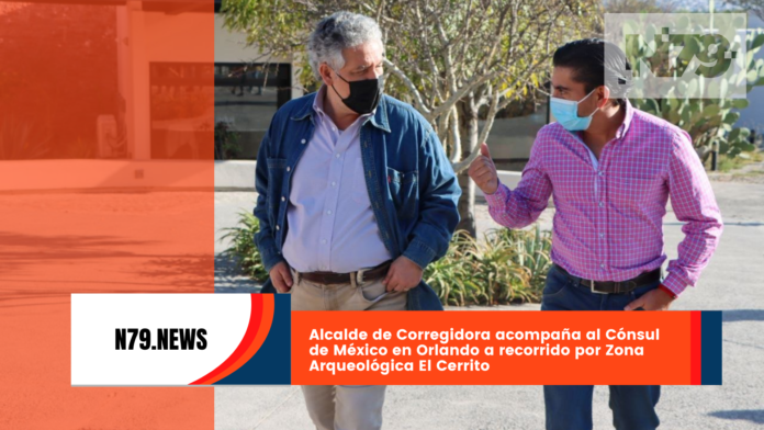 Alcalde de Corregidora acompaña al Cónsul de México en Orlando a recorrido por Zona Arqueológica El Cerrito
