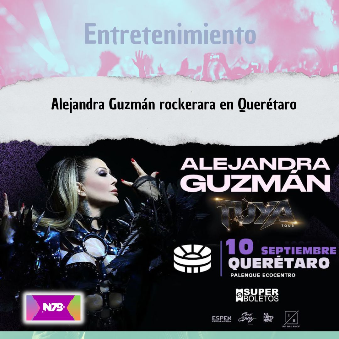 Alejandra Guzmán rockerara en Querétaro