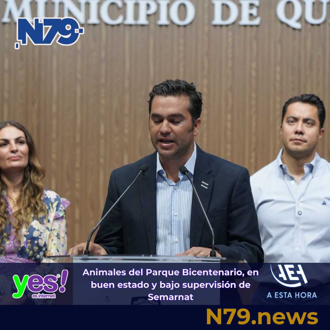 Animales del Parque Bicentenario, en buen estado y bajo su