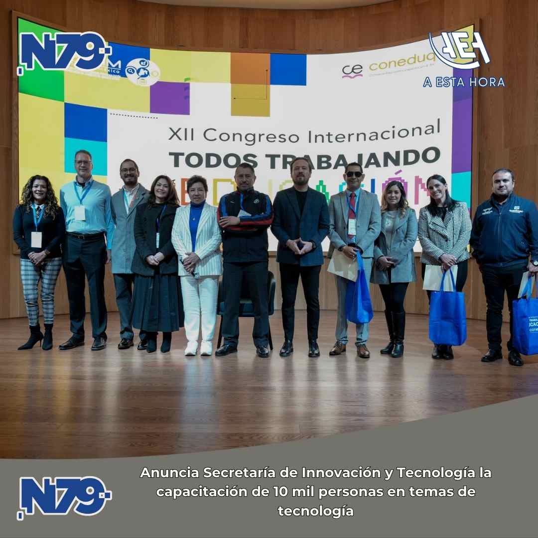 Anuncia Secretaría de Innovación y Tecnología la capacitación de 10 mil personas en temas de tecnología
