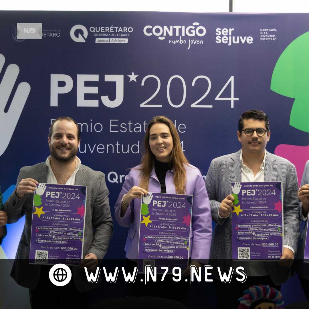 Anuncian Premio Estatal de la Juventud 2024