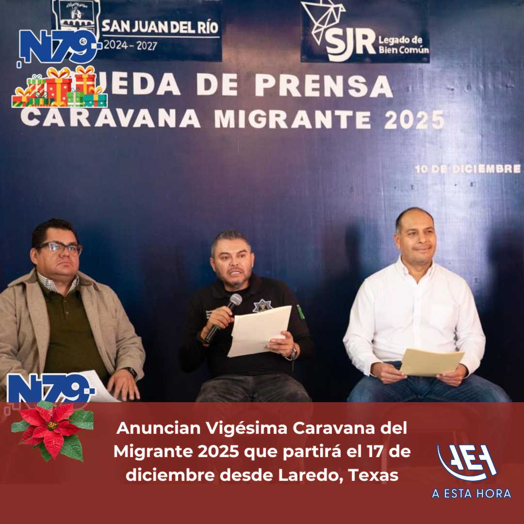 Anuncian Vigésima Caravana del Migrante 2025 que partirá el 17 de diciemb