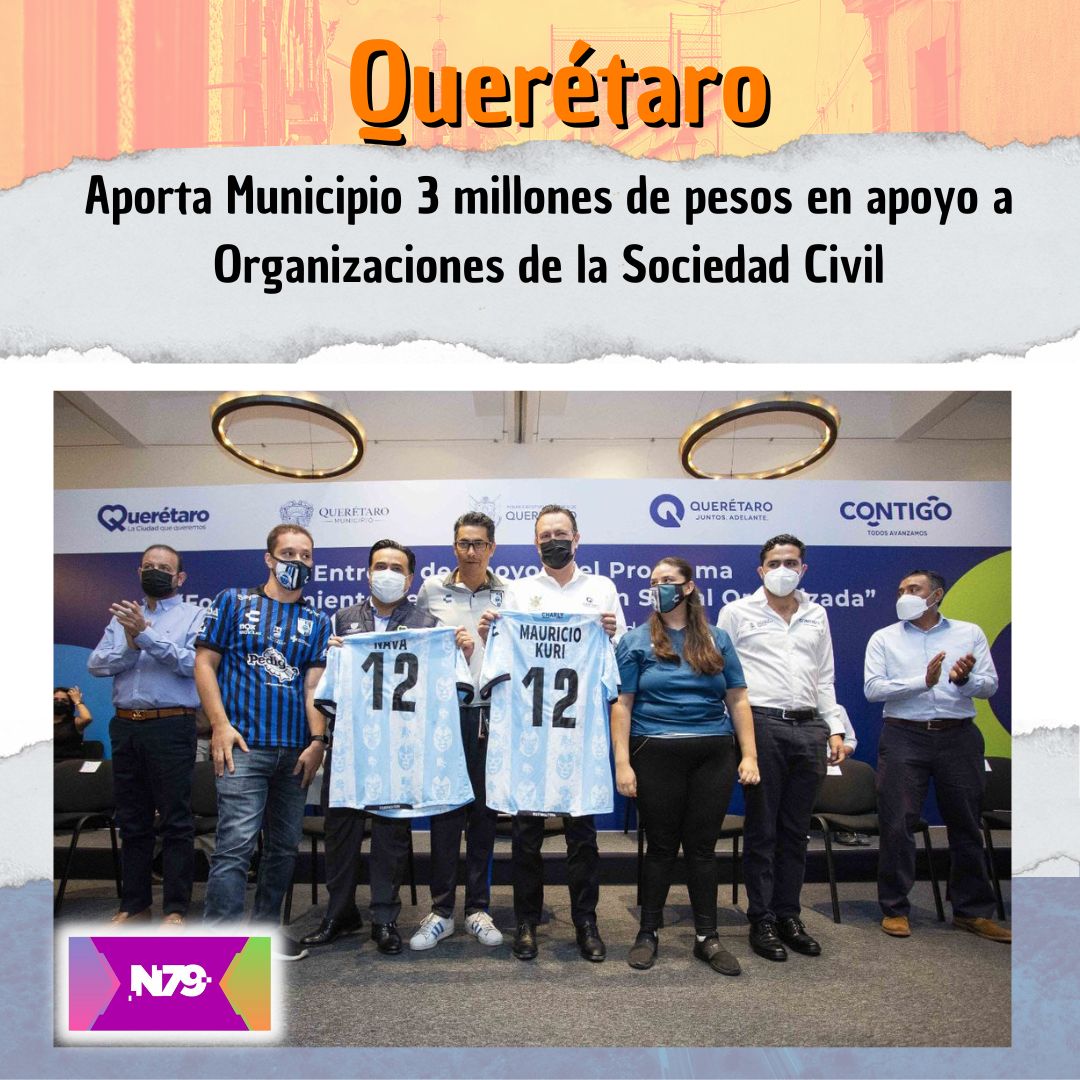 Aporta Municipio 3 millones de pesos en apoyo a Organizaciones de la Sociedad Civil