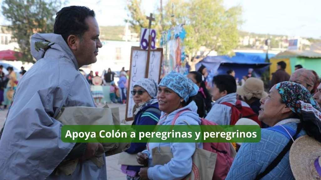 Apoya Colón a peregrinas y peregrinos