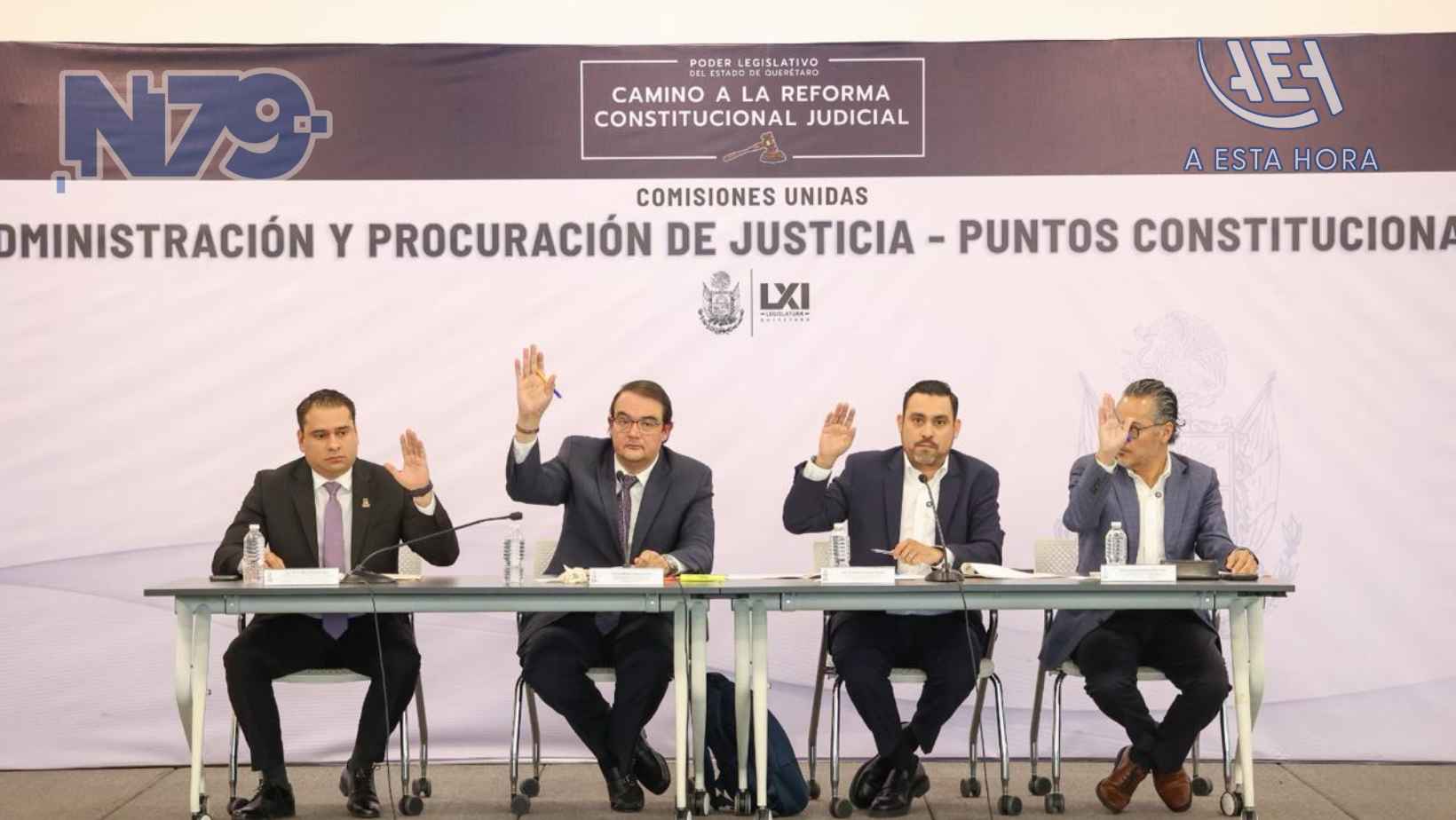 Aprueban en Comisiones Unidas de Administración y Procuración de Justicia