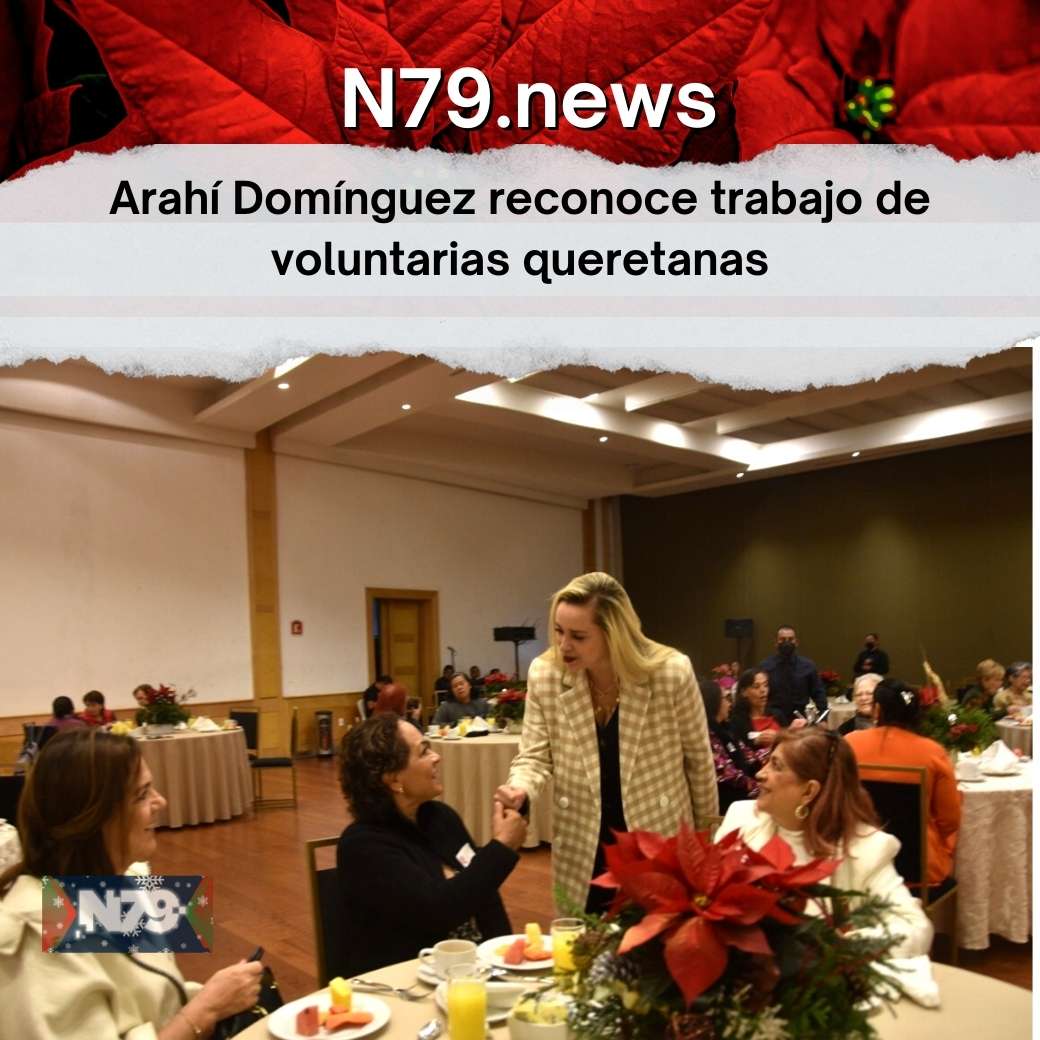 Arahí Domínguez reconoce trabajo de voluntarias queretanas
