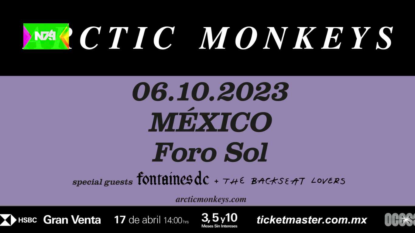 Arctic Monkeys y amigos ¡De regreso en México!
