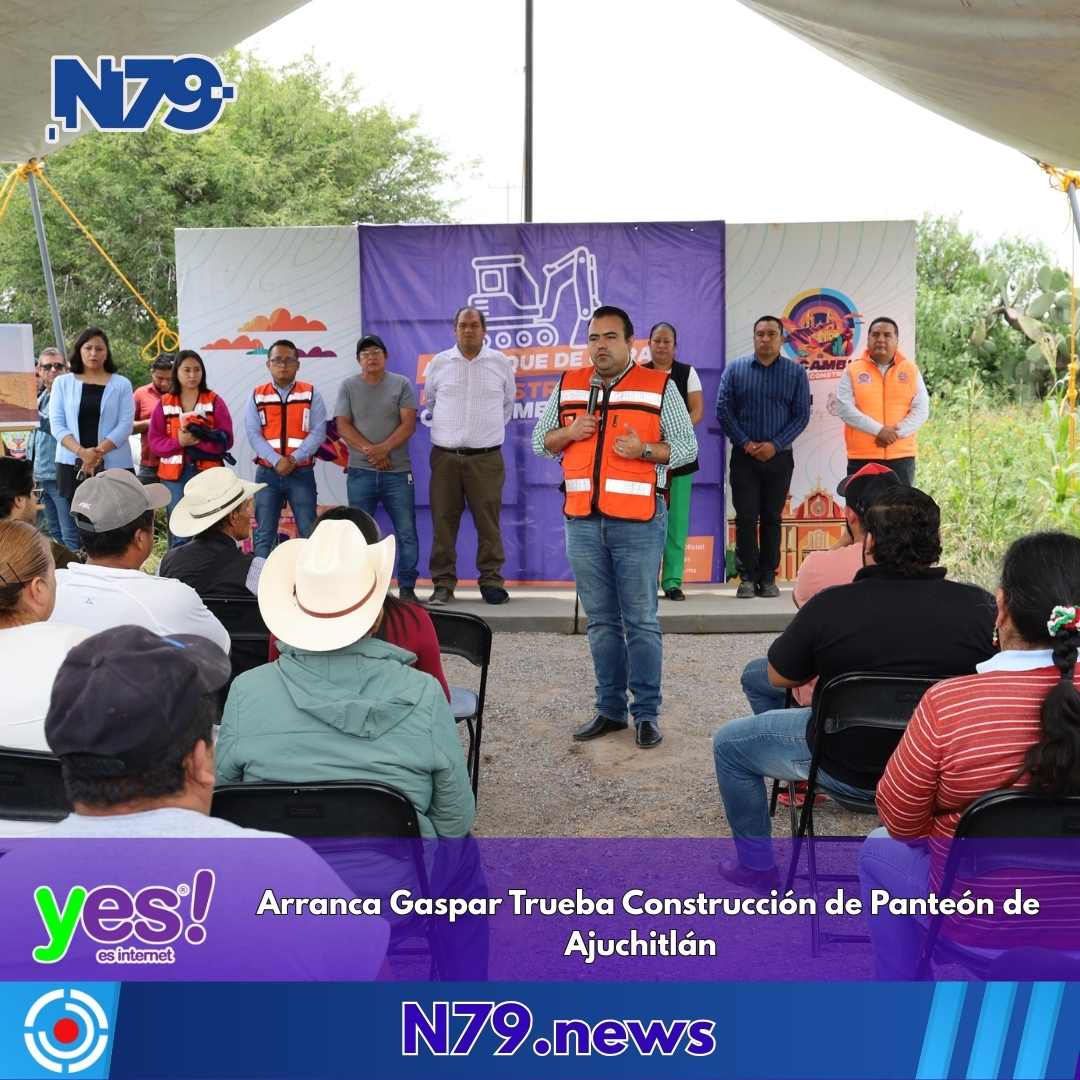 Arranca Gaspar Trueba Construcción de Panteón de Ajuchitlán