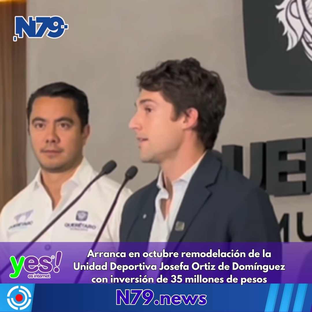 Arranca en octubre remodelación de la Unidad Deportiva Josefa Ortiz de Domínguez con inversión de