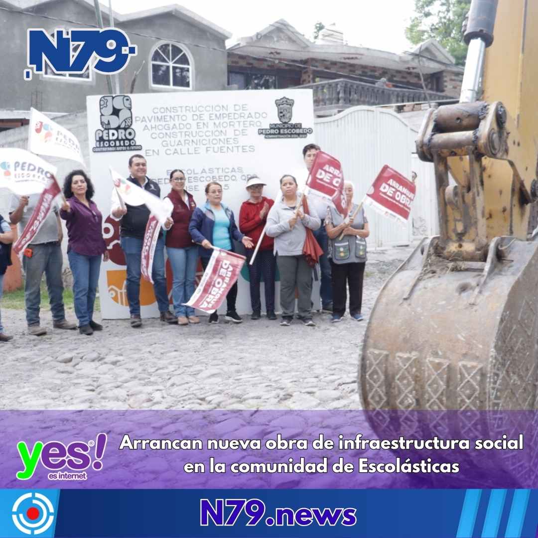 Arrancan nueva obra de infraestructura social en la comunidad de Escolásticas1