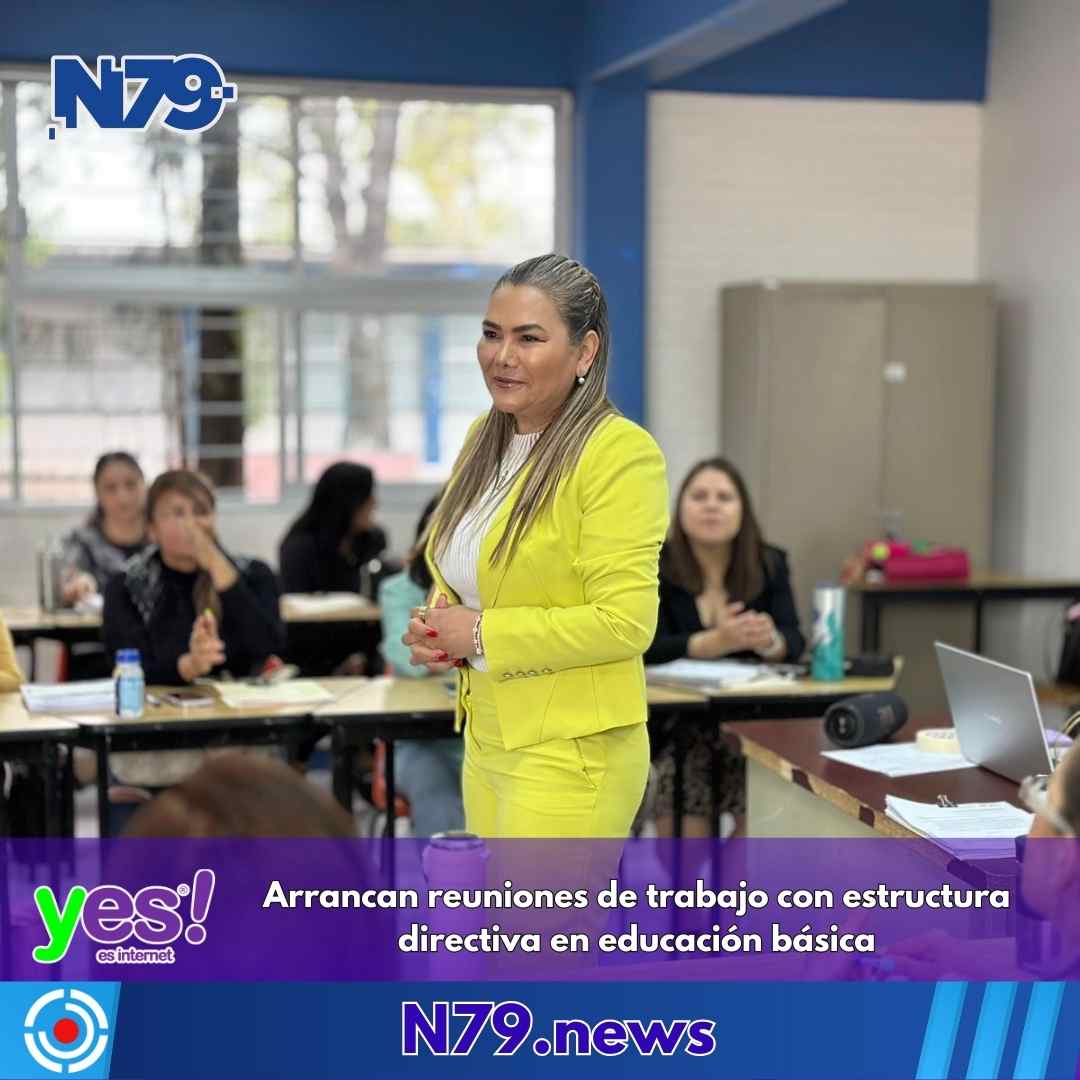 Arrancan reuniones de trabajo con estructura directiva en educación básica