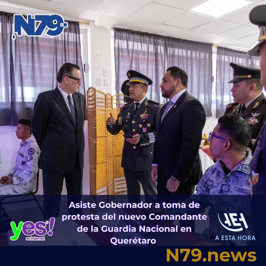 Asiste Gobernador a toma de protesta del nuevo Comandante de la Guardia Nacional en Querétaro