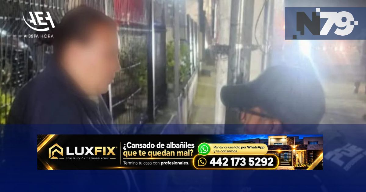 Auxilian a mujer en puente de 5 de Febrero