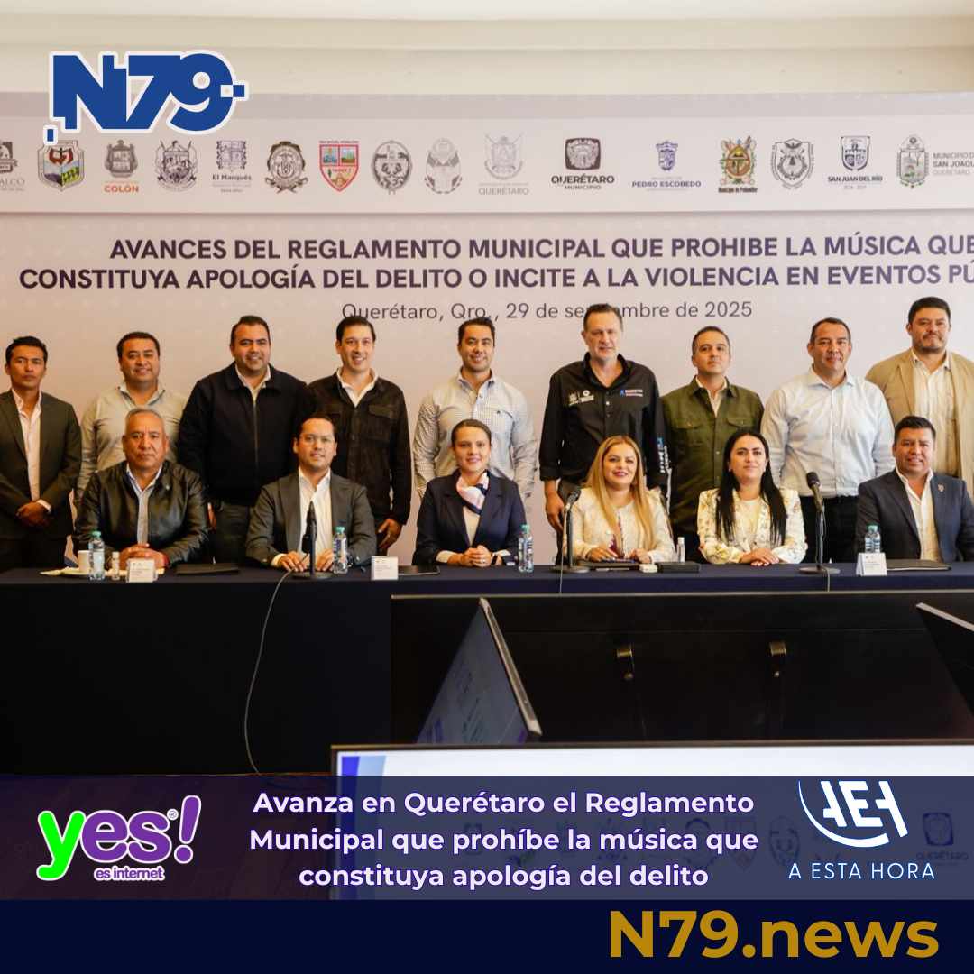 Avanza en Querétaro el Reglamento Municipal que prohíbe la música que constituya apología del delito