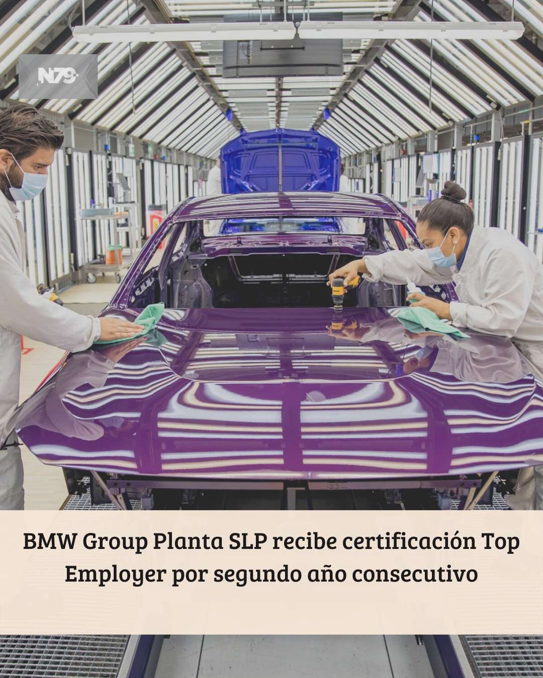 BMW Group Planta SLP recibe certificación Top Employer por segundo año consecutivo