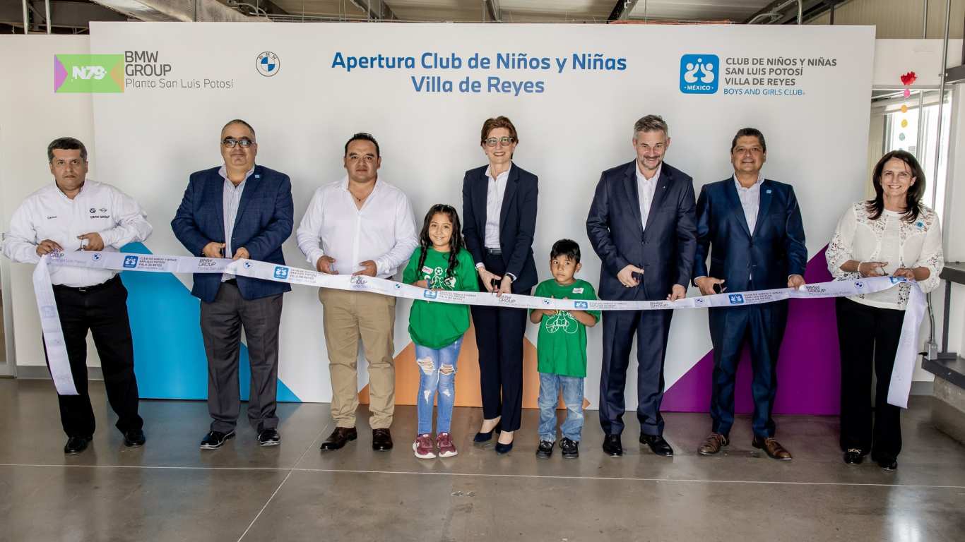 BMW Group Planta San Luis Potosí habilita instalaciones para sede del Club de Niños y Niñas en Villa de Reyes