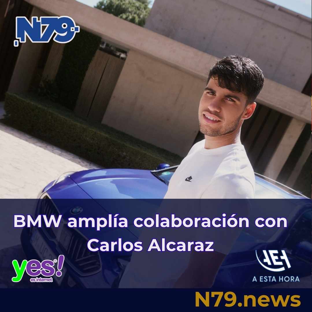 BMW amplía colaboración con Carlos Alcaraz