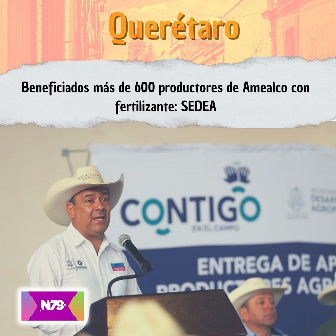 Beneficiados más de 600 productores de Amealco con fertilizante SEDEA