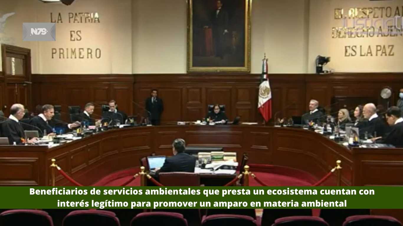 Beneficiarios de servicios ambientales que presta un ecosistema cuentan con interés legítimo para promover un amparo en materia ambiental