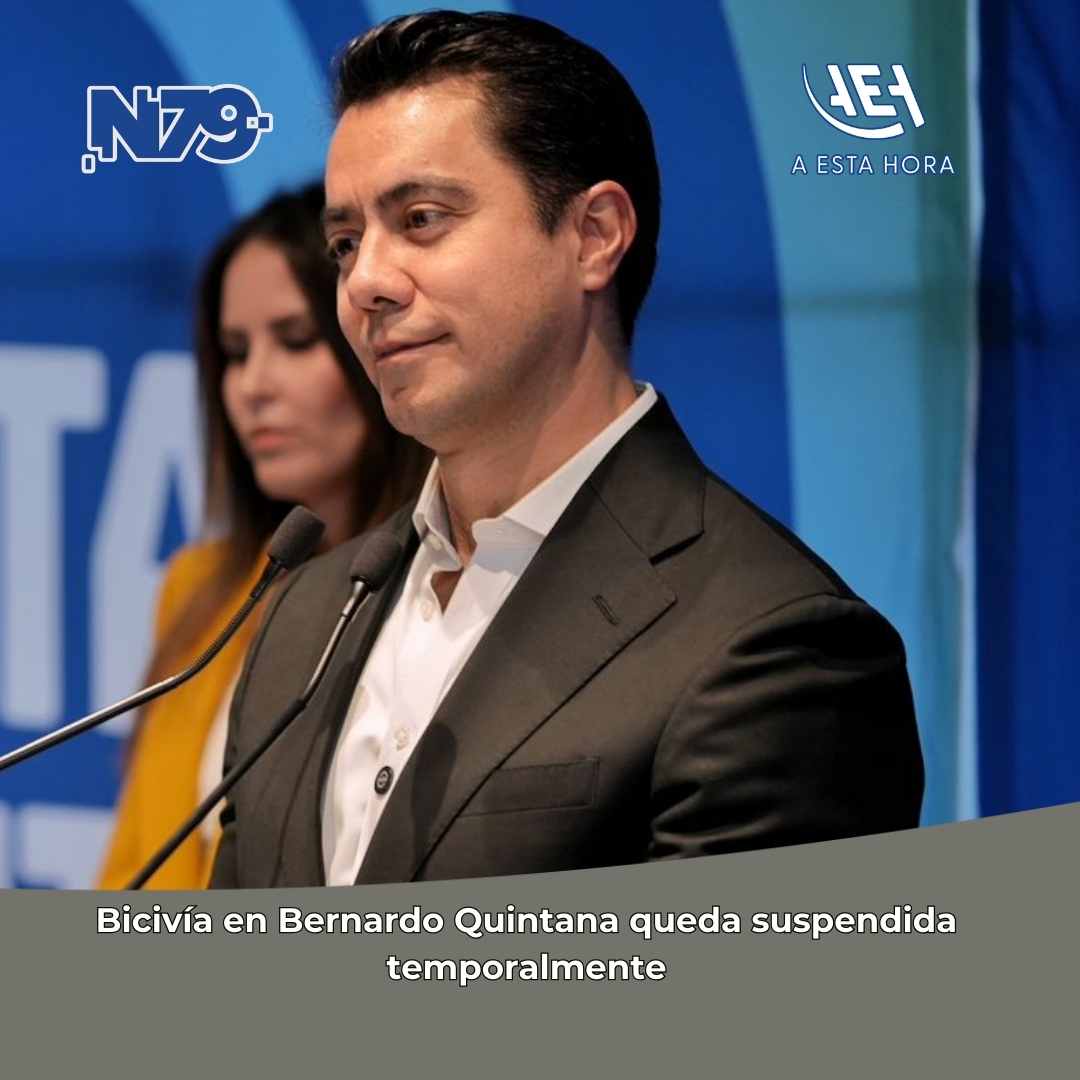 Bicivía en Bernardo Quintana queda suspendida temporalmente