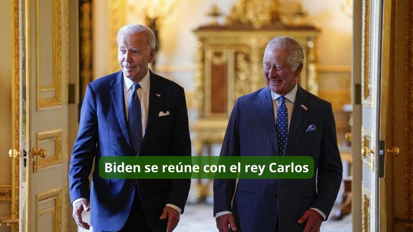 Biden se reúne con el rey Carlos