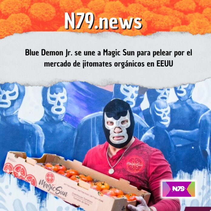 Blue Demon Jr. se une a Magic Sun para pelear por el mercado de jitomates orgánicos en EEUU