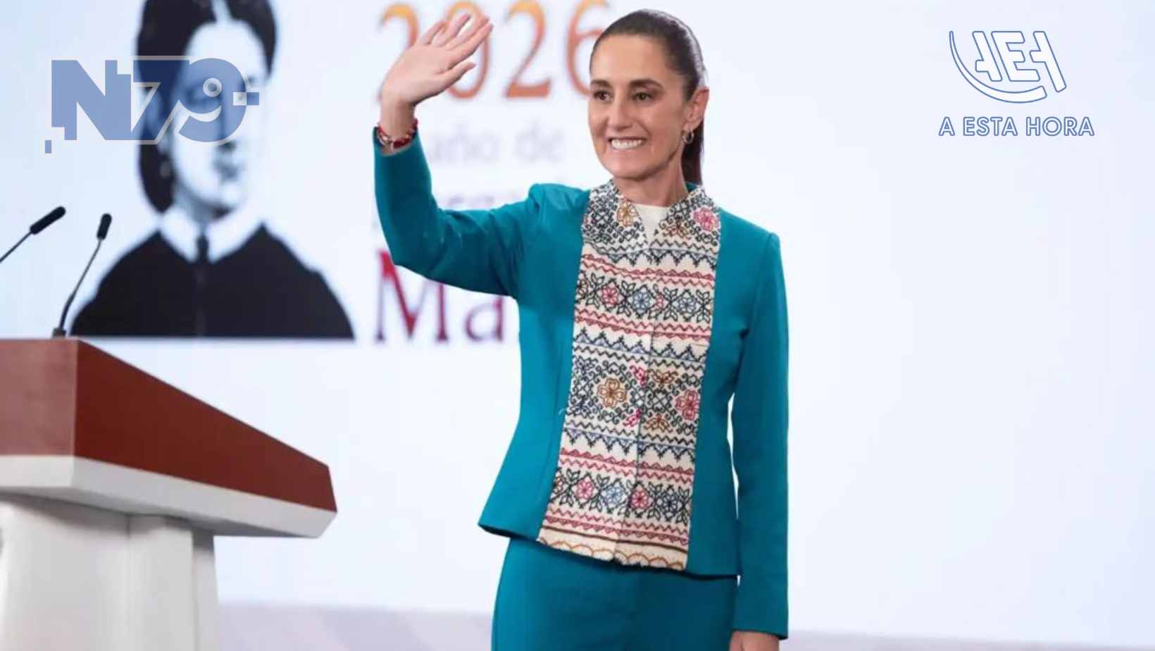 Claudia Sheinbaum Pardo, destacó que el promedio de abasto de medicamentos es de más del 97 %