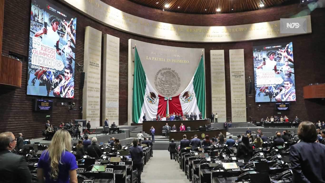 Cámara de Diputados celebra sesión solemne con motivo de los 55 años de los Juegos Olímpicos de México 1968