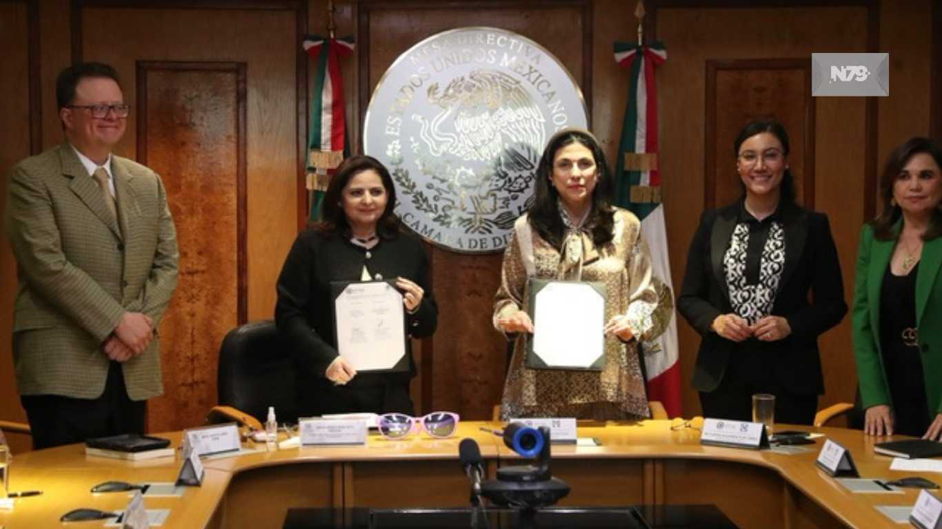 Cámara de Diputados y TEPJF firman convenios de colaboración