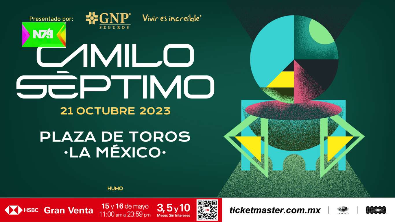 Camilo Séptimo dará un concierto memorable en La México