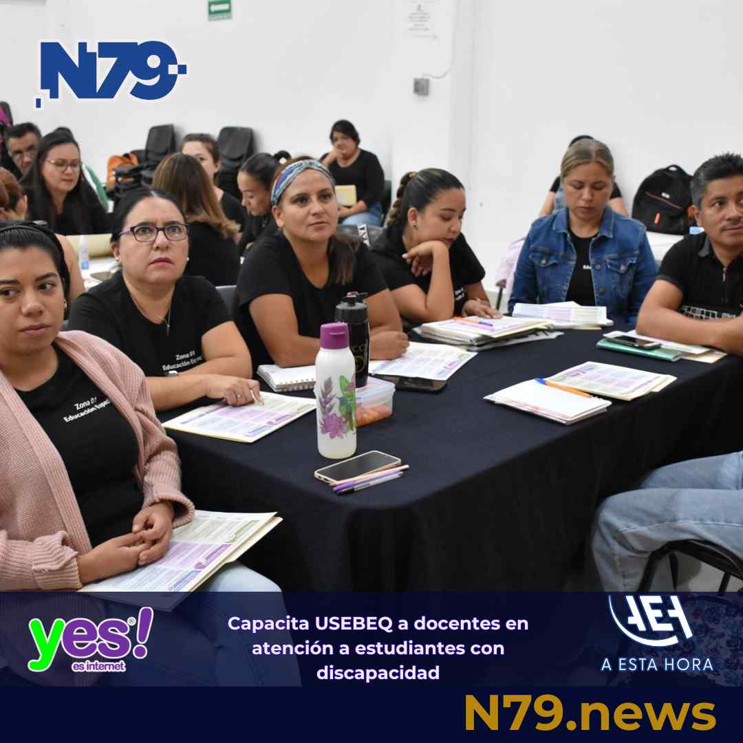 Capacita USEBEQ a docentes en atención a estudiantes con discapacidad
