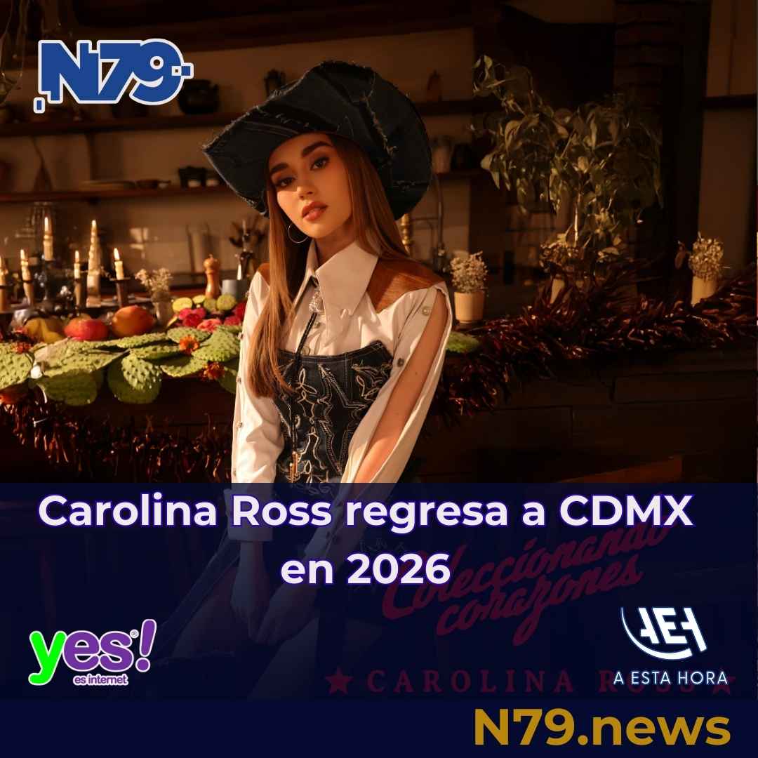 Carolina Ross regresa a CDMX en 2026
