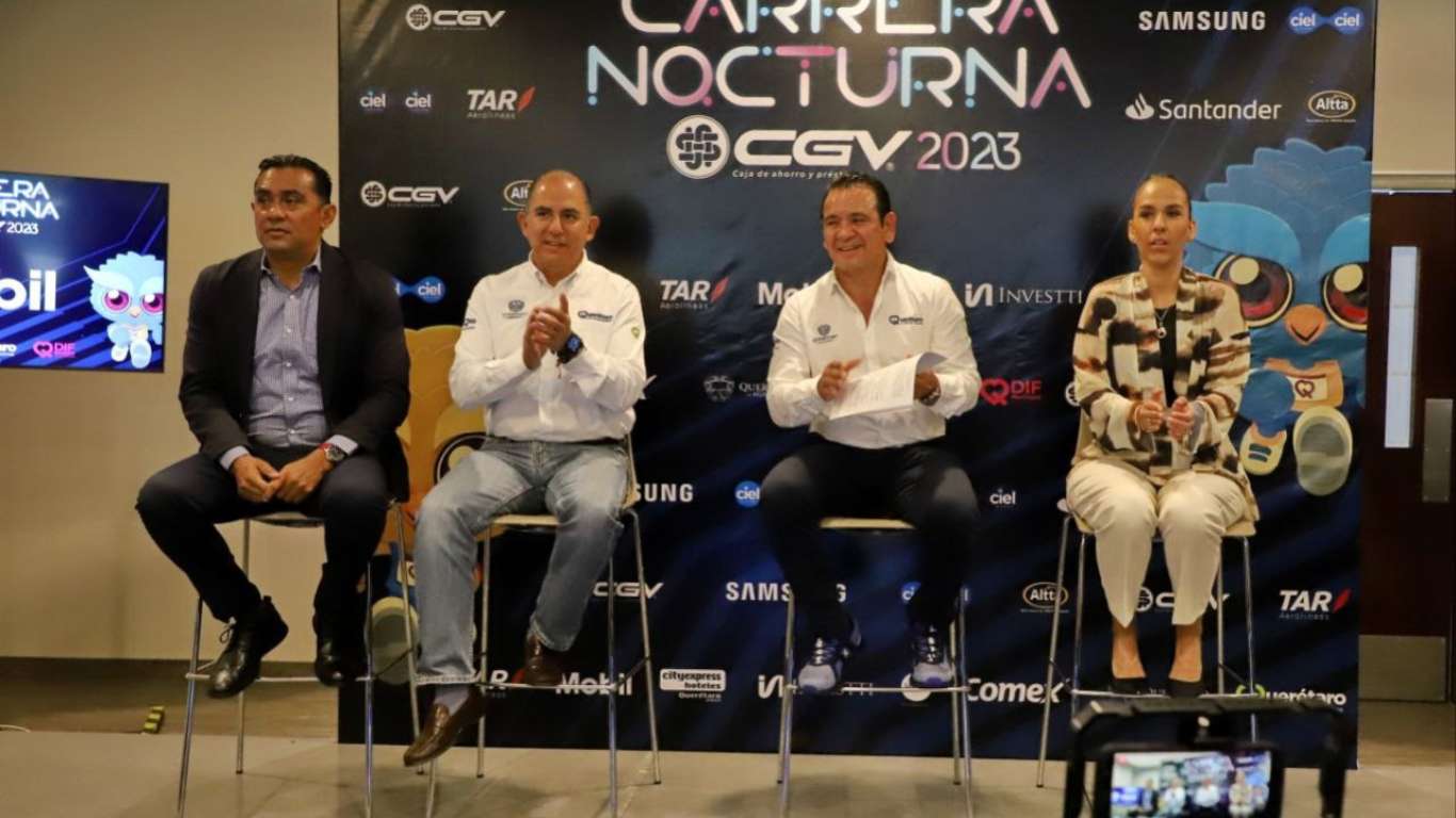 Carrera Nocturna CGV 2023 Querétaro Invita a Correr por la Familia
