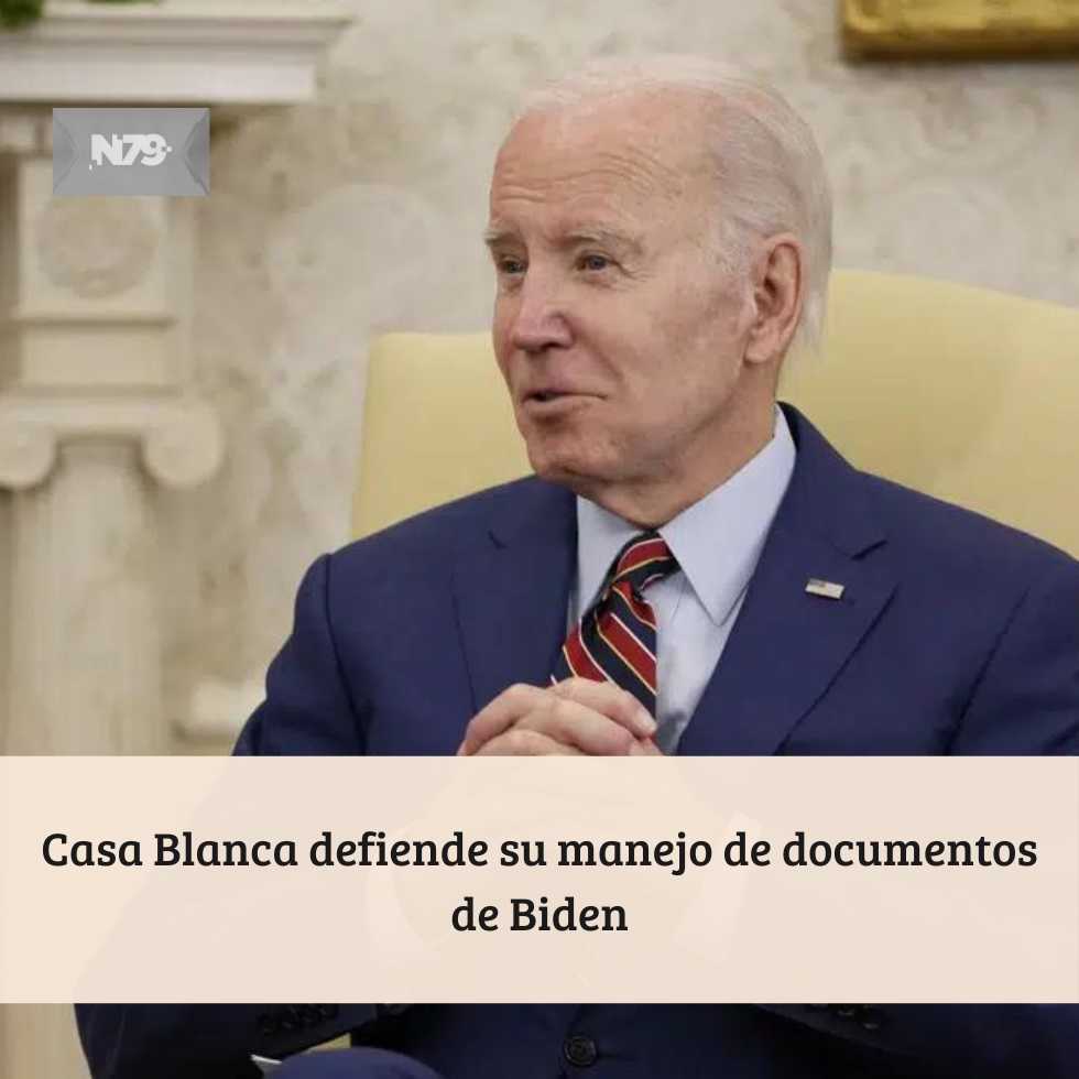 Casa Blanca defiende su manejo de documentos de Biden