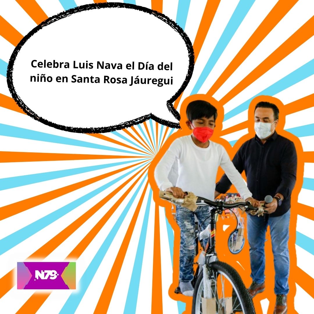 Celebra Luis Nava el Día del niño en Santa Rosa Jáuregui