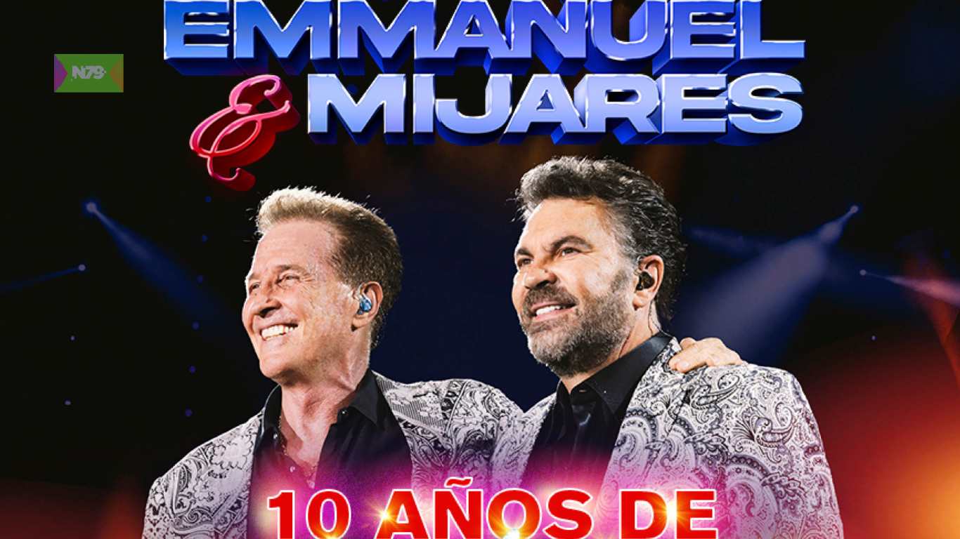 Celebra una década de amistad y música con Emmanuel y Mijares en su gira aniversario de Two'r Amigos